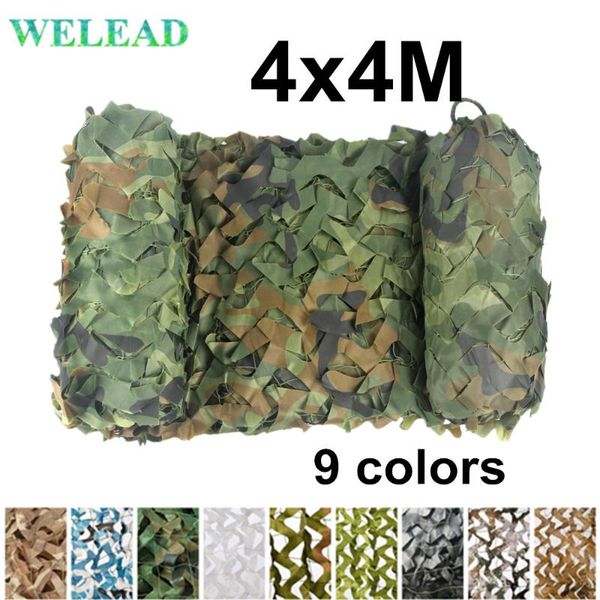 welead 4x4m reinforced camouflage net white blue sand black 4x4 4*4 4*4m for garden hide shade concealment mesh awning 
welead 4x4m reinforced camouflage net white blue sand black 4x4 4*4 4*4m for garden hide shade concealment mesh awning