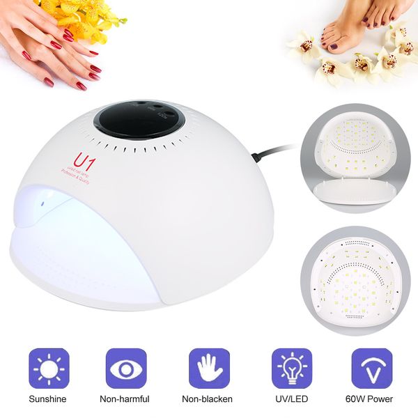 60w uv led lamp nail dryer manicure lamp quick drying for all nail gel polish & lcd display 3 timing art tools
60w uv led lamp nail dryer manicure lamp quick drying for all nail gel polish & lcd display 3 timing art tools
