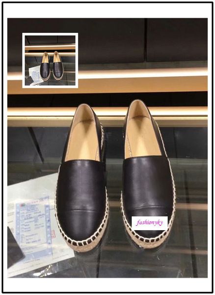 r espadrilles women summer spring platform with hardware loafer girls genuine leather sick sole size 37, Black
r espadrilles women summer spring platform with hardware loafer girls genuine leather sick sole size 37, Black