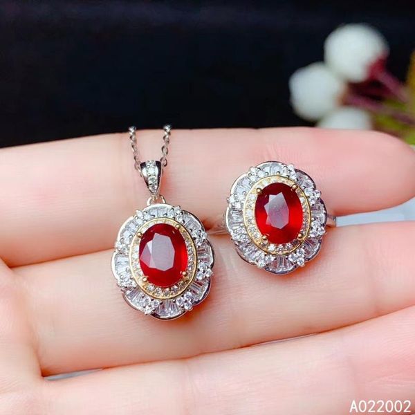 kjjeaxcmy fine jewelry 925 sterling silver inlaid natural ruby female ring pendant set supports detection, Black
kjjeaxcmy fine jewelry 925 sterling silver inlaid natural ruby female ring pendant set supports detection, Black