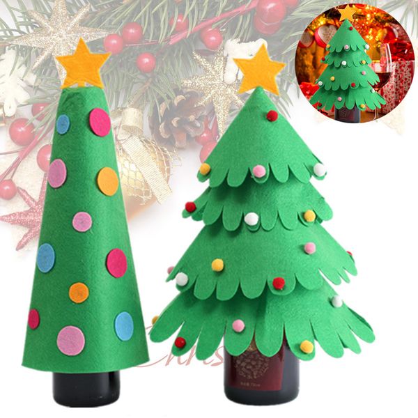 christmas dinner table decoration christmas decorations wine bottle bag xmas green tree style red wine bottle cover bags 40%off
christmas dinner table decoration christmas decorations wine bottle bag xmas green tree style red wine bottle cover bags 40%off