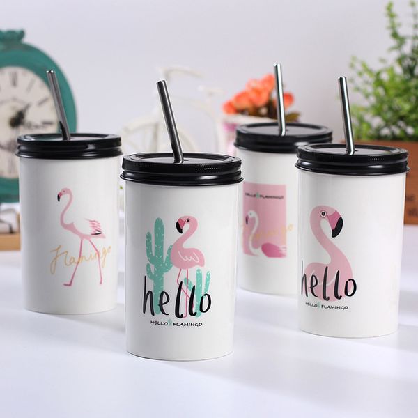 480ml creative flamingo ceramic mason jar mug with lid and porcelain water juice cup shenglaike1
480ml creative flamingo ceramic mason jar mug with lid and porcelain water juice cup shenglaike1