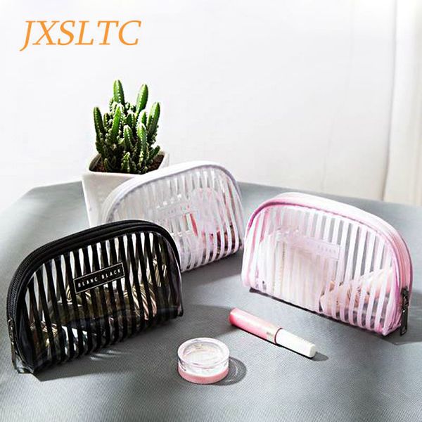 environmental protection pvc transparent cosmetic bag kosmetyczka women travel fashion waterproof stripes make up toiletry bags
environmental protection pvc transparent cosmetic bag kosmetyczka women travel fashion waterproof stripes make up toiletry bags