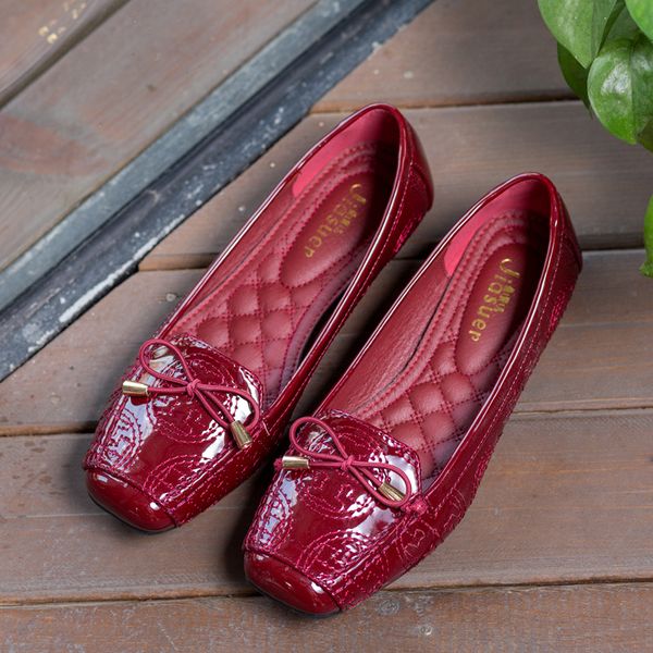 new women flats shoes bowknot patent leather square toe fashion basic flat moccasins ladies for office boat shoes, Black
new women flats shoes bowknot patent leather square toe fashion basic flat moccasins ladies for office boat shoes, Black