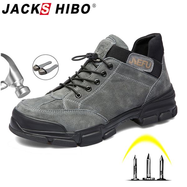 jackshibo men boots work waterproof safety work shoes for male construction safety boots steel toe cap shoes men, Black
jackshibo men boots work waterproof safety work shoes for male construction safety boots steel toe cap shoes men, Black