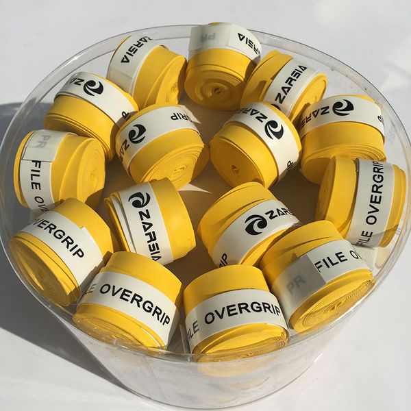 yellow) 60pcs/lot 2016 new zarsia profile dry tennis grip,anti-alip tennis overgrip,badminton squash racket overgrip, Yellow;black
yellow) 60pcs/lot 2016 new zarsia profile dry tennis grip,anti-alip tennis overgrip,badminton squash racket overgrip, Yellow;black