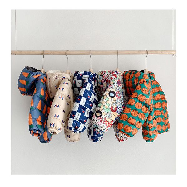 children fashion down coat printing with sunflower pumpkin carrot pattern girls boys fashion clothing kids coat, Blue;gray
children fashion down coat printing with sunflower pumpkin carrot pattern girls boys fashion clothing kids coat, Blue;gray