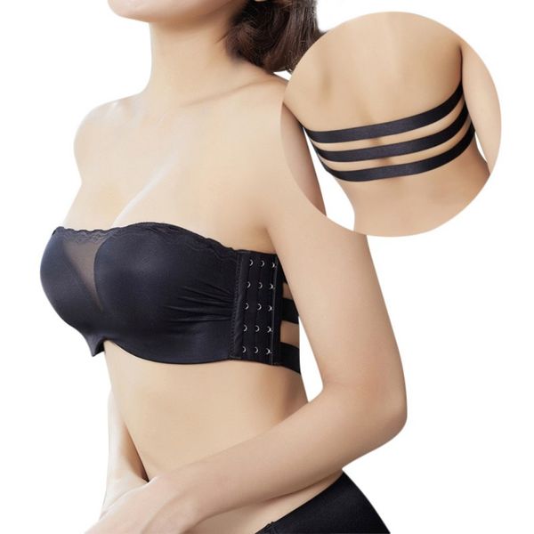 wire push up transparent bra for women padded back strapless bra underwear lingerie, Red;black
wire push up transparent bra for women padded back strapless bra underwear lingerie, Red;black