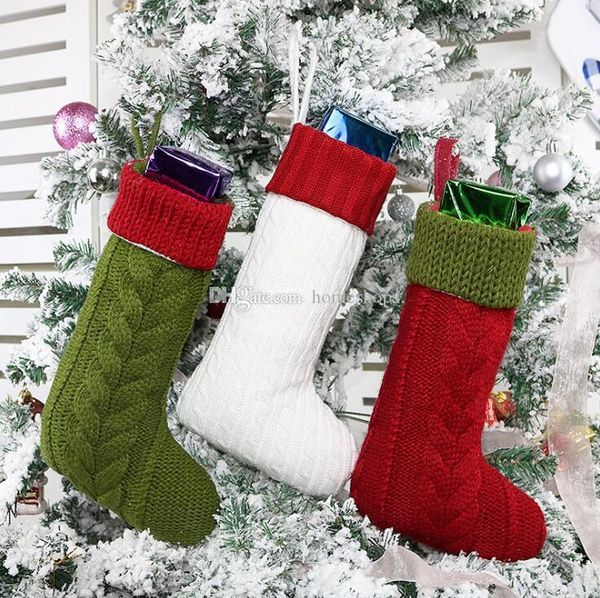 new knitted christmas gift christmas stockings gift bag large size candy bags santa xmas tree hanging ornament socks party home christmas d
new knitted christmas gift christmas stockings gift bag large size candy bags santa xmas tree hanging ornament socks party home christmas d