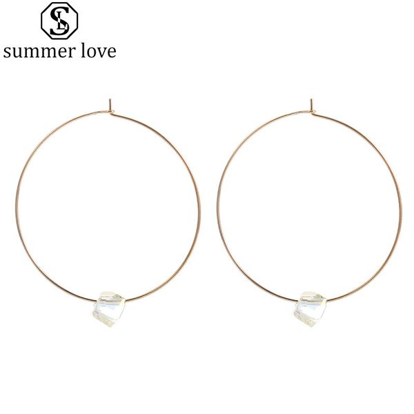 2020 trendy round gold silver hoop earrings the small glass crystal pendant earrings for women girls jewelry -z
2020 trendy round gold silver hoop earrings the small glass crystal pendant earrings for women girls jewelry -z