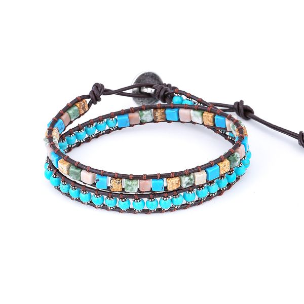 turquoise mix pink opal picture jasper stone moss agate wrap bracelet for women handmade real leather braided natural stone bracelets lucky, Black
turquoise mix pink opal picture jasper stone moss agate wrap bracelet for women handmade real leather braided natural stone bracelets lucky, Black