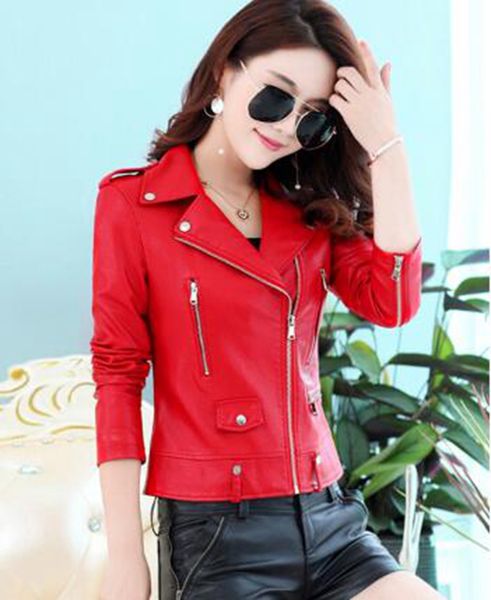 women spring autumn leisure fashion new korean version boutique slim personality trend business short size large size pu leather coat /m-4xl, Black
women spring autumn leisure fashion new korean version boutique slim personality trend business short size large size pu leather coat /m-4xl, Black