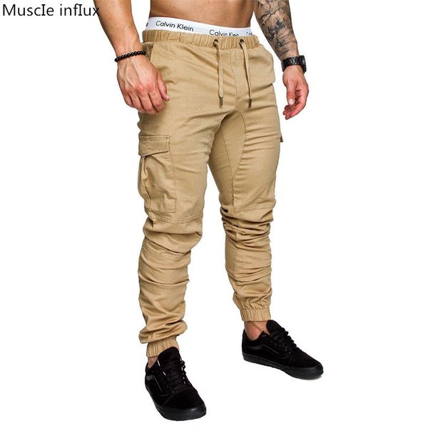 2018 brand men's pants hip hop harem joggers pants male trousers men joggers solid multi-pocket elastic waist sweatpants, Black
2018 brand men's pants hip hop harem joggers pants male trousers men joggers solid multi-pocket elastic waist sweatpants, Black