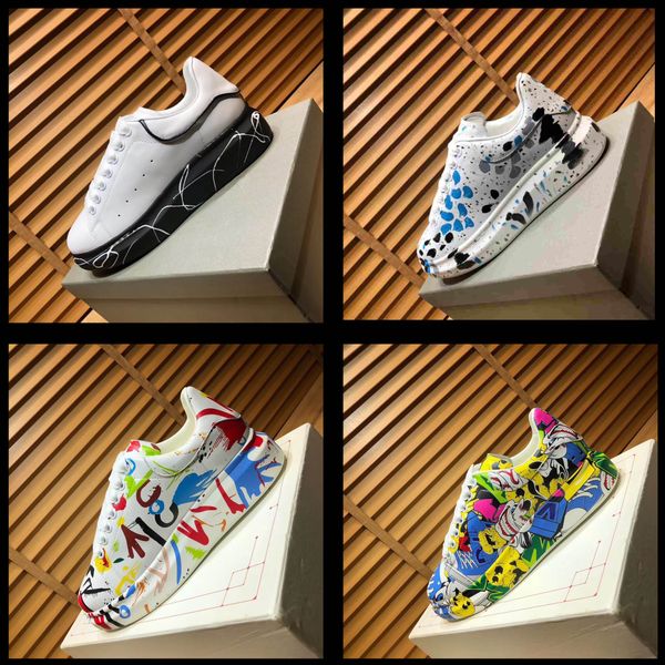 designer sports shoes graffiti silver luxury couples fashion runway leather platform shoes flat casual shoes men and women35-45, Black
designer sports shoes graffiti silver luxury couples fashion runway leather platform shoes flat casual shoes men and women35-45, Black