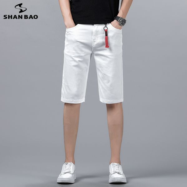 summer thin section comfortable white denim shorts 2020 new simple fashion high-quality cotton stretch men's slim-fit shorts, Blue
summer thin section comfortable white denim shorts 2020 new simple fashion high-quality cotton stretch men's slim-fit shorts, Blue