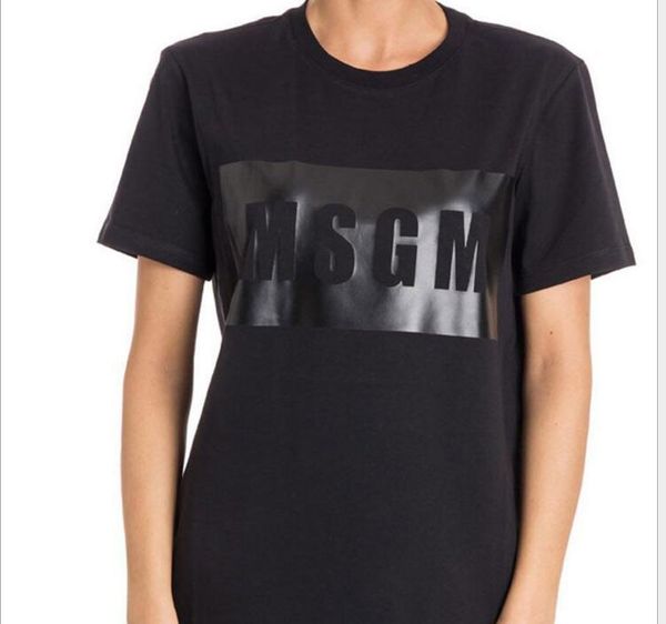 men/women msgm t shirt summer couple brand letter printed tee casual cotton short sleeve o-neck tshirt 2020, White
men/women msgm t shirt summer couple brand letter printed tee casual cotton short sleeve o-neck tshirt 2020, White