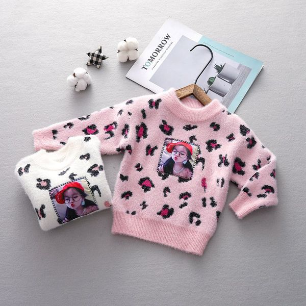 2019 autumn winter baby kids cartoon girls leopard print velvet knitwear sweaters children knitted casual pullover jumpers, Blue
2019 autumn winter baby kids cartoon girls leopard print velvet knitwear sweaters children knitted casual pullover jumpers, Blue