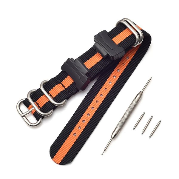 watch strap spring bar tool kit thick pin buckled nylon wristwatch bands converter replacement accessories, Black;brown 
watch strap spring bar tool kit thick pin buckled nylon wristwatch bands converter replacement accessories, Black;brown