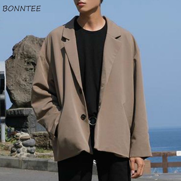 blazers men autumn single breasted solid pockets retro oversize loose trendy leisure korean style chic teens male suits ulzzang, White;black
blazers men autumn single breasted solid pockets retro oversize loose trendy leisure korean style chic teens male suits ulzzang, White;black