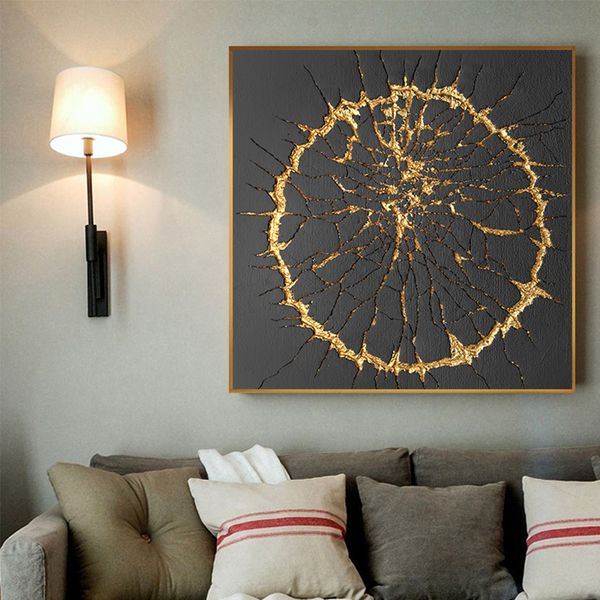 fashion square black and gold burst circle canvas painting wall art for living room home decor (no frame
fashion square black and gold burst circle canvas painting wall art for living room home decor (no frame