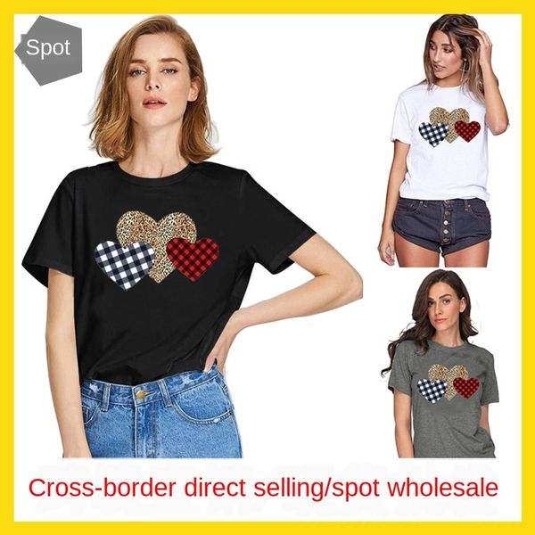 women's valentine's day short sleeve round collar women's valentine's day short sleeve round collar t-shirt t-shirt, White
women's valentine's day short sleeve round collar women's valentine's day short sleeve round collar t-shirt t-shirt, White