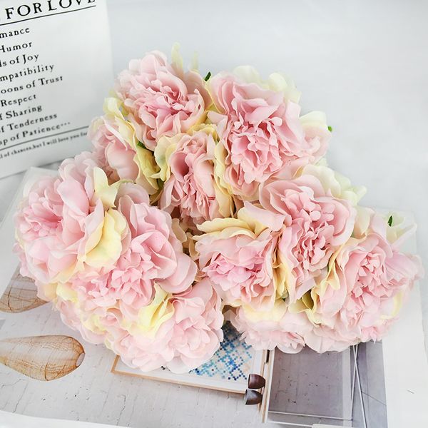 5pcs/bouquet artificial silk hydrangea flowers peony bouquet fake flower wedding party home decoration diy bride holding flowers
5pcs/bouquet artificial silk hydrangea flowers peony bouquet fake flower wedding party home decoration diy bride holding flowers