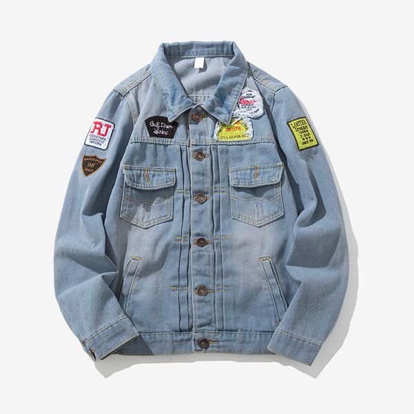 men's large size man vintage jean jacket streetwear chaqueta hombre japanese casual denim jacket men's denim, Black;brown
men's large size man vintage jean jacket streetwear chaqueta hombre japanese casual denim jacket men's denim, Black;brown