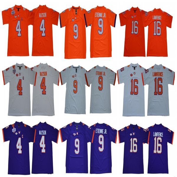 ncaa college men clemson tigers 16 тревор лоуренс 4 дешон уотсон 9 трэвис этьен младший 7 остин брайант оранжевый фиолетовый белый футбольны, Black;red
ncaa college men clemson tigers 16 тревор лоуренс 4 дешон уотсон 9 трэвис этьен младший 7 остин брайант оранжевый фиолетовый белый футбольны, Black;red