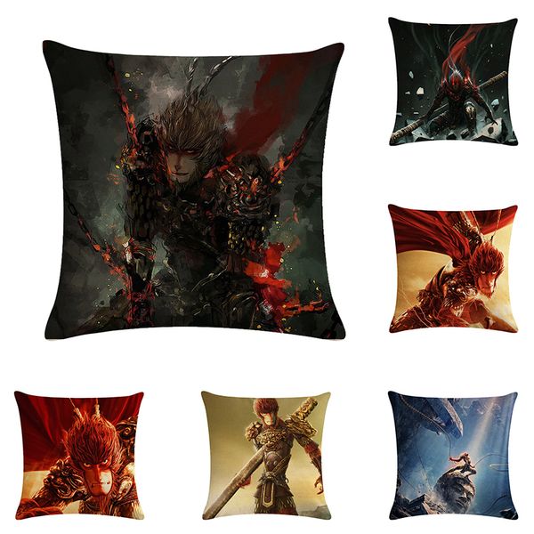 chinese famous cartoon monkey printed linen cushion cover home decor pillowcase sofa decoration pillow case zy895
chinese famous cartoon monkey printed linen cushion cover home decor pillowcase sofa decoration pillow case zy895
