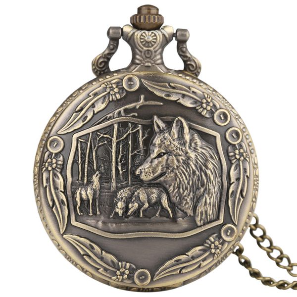 wild wolf bronze dog quartz pocket watch analog men women vintage steampunk pendant animal with necklace chain watches xmas gift, Slivery;golden
wild wolf bronze dog quartz pocket watch analog men women vintage steampunk pendant animal with necklace chain watches xmas gift, Slivery;golden