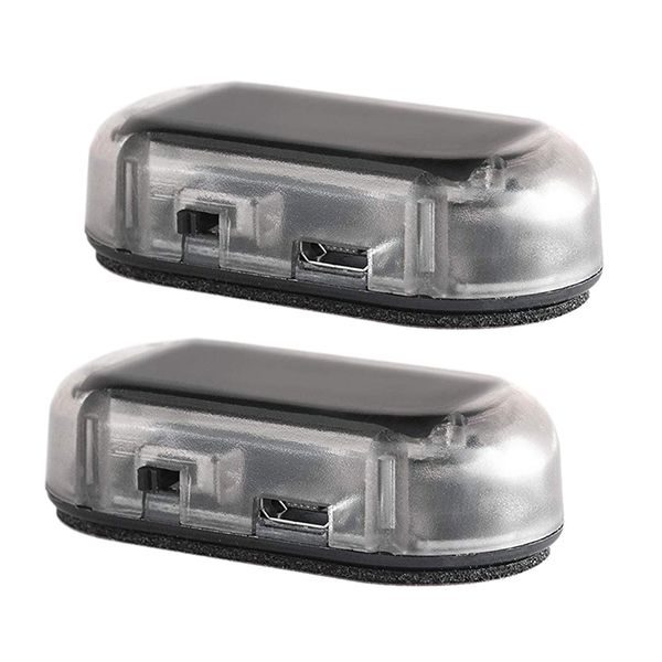 2 pcs car solar power simulated dummy alarm warning anti-theft led flashing security light fake lamp blue & red
2 pcs car solar power simulated dummy alarm warning anti-theft led flashing security light fake lamp blue & red