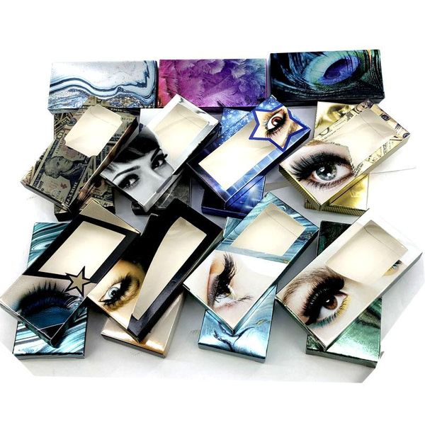 wholesale 50pcs multicolor paper false eyelash packaging box lash boxes packaging without tray 25mm mink eyelashes marble case
wholesale 50pcs multicolor paper false eyelash packaging box lash boxes packaging without tray 25mm mink eyelashes marble case