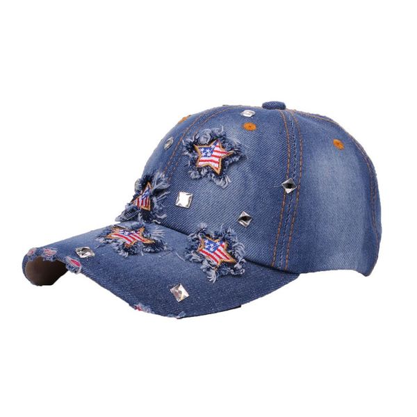 baseball cap women men hat adjustable snapback bling american flag rhinestone denim baseball cap hip hop curved sun visor hat3l3, Blue;gray
baseball cap women men hat adjustable snapback bling american flag rhinestone denim baseball cap hip hop curved sun visor hat3l3, Blue;gray