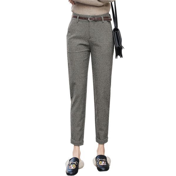 fashion woolen pants 2020 autumn women trousers high waist pantalon femme casual female plaid suit pants sashes wp80, Black;white
fashion woolen pants 2020 autumn women trousers high waist pantalon femme casual female plaid suit pants sashes wp80, Black;white