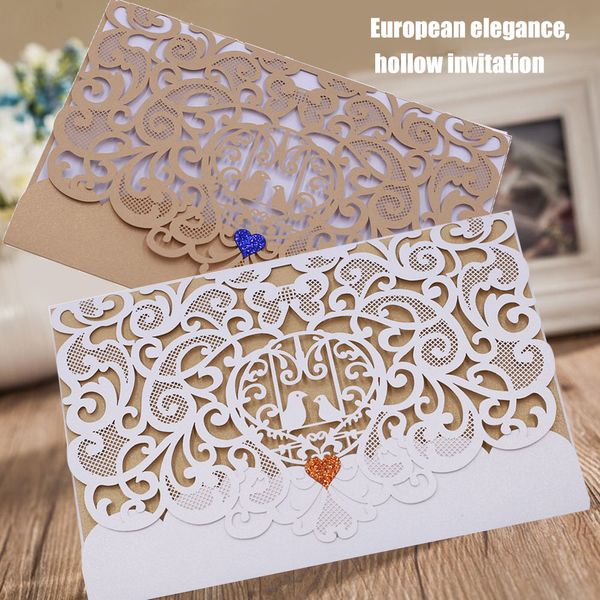 20 pcs invitation card hollow european style exquisite for wedding business birthday party fq-ing
20 pcs invitation card hollow european style exquisite for wedding business birthday party fq-ing