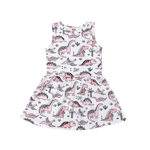 fashion 6m-5year baby girls dinosaur printed dress sweet infant children sleeveless dresses princess party sundress streetwear, White
fashion 6m-5year baby girls dinosaur printed dress sweet infant children sleeveless dresses princess party sundress streetwear, White