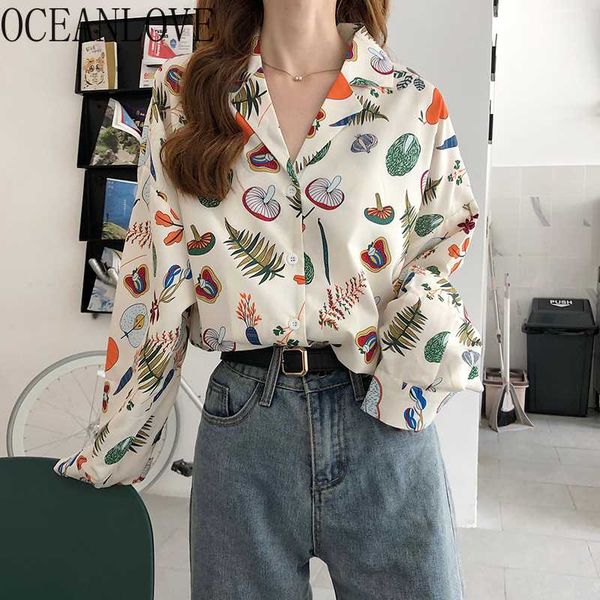 oceanlove chic long sleeve spring women shirts 2020 print vintage fashion shirts single breasted student all match blusas 15166, White
oceanlove chic long sleeve spring women shirts 2020 print vintage fashion shirts single breasted student all match blusas 15166, White