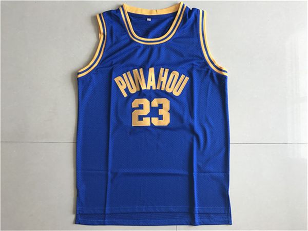 punahou # 23 обама баскетбол джерси - синий, Black 
punahou # 23 обама баскетбол джерси - синий, Black