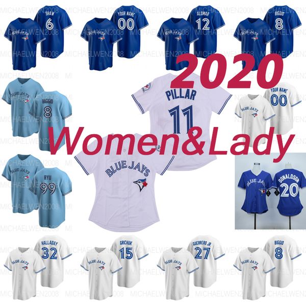 8 cavan biggio 2020 women lady jersey vladimir guerrero jr. toronto bo bichette randal grichuk lourdes gurriel jr. giles hyun-jin ryu, Blue;black
8 cavan biggio 2020 women lady jersey vladimir guerrero jr. toronto bo bichette randal grichuk lourdes gurriel jr. giles hyun-jin ryu, Blue;black