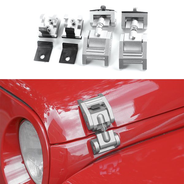 silver aluminum ally hood latches hood catch latch set for jeep wrangler jk 2007-2017 car exterior accessories
silver aluminum ally hood latches hood catch latch set for jeep wrangler jk 2007-2017 car exterior accessories