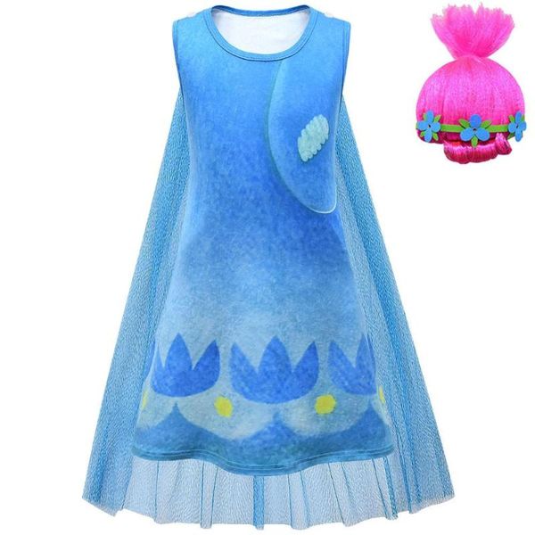birthday party children wig trolls dress toy costumes girls summer dress kids poppy lace dresses princess vaiana vestido, Red;yellow
birthday party children wig trolls dress toy costumes girls summer dress kids poppy lace dresses princess vaiana vestido, Red;yellow