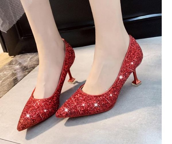 2020 women's shoes in spring and autumn with new style fashion middle heel pointed end shoes heel 3cm,6cm @mqwbh719, Black
2020 women's shoes in spring and autumn with new style fashion middle heel pointed end shoes heel 3cm,6cm @mqwbh719, Black
