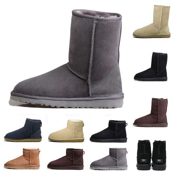 Designer Brand WGG Snow Boots Women's Australia Classic Ankle boots Black Grey chestnut navy blue Women girl half boots Size EUR 36-41
Designer Brand WGG Snow Boots Women's Australia Classic Ankle boots Black Grey chestnut navy blue Women girl half boots Size EUR 36-41