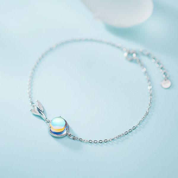925 sterling silver round foam fine crystal fishtail shape bracelet 20cm fine jewelry women lady daughter party gift, Golden;silver
925 sterling silver round foam fine crystal fishtail shape bracelet 20cm fine jewelry women lady daughter party gift, Golden;silver