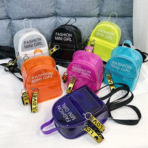 transparent mini jelly packback for ladies fashion harajuku clear letter school bags for child small travel mochila
transparent mini jelly packback for ladies fashion harajuku clear letter school bags for child small travel mochila