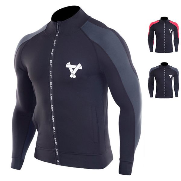 men training sweatshirt gym aesthetics bodybuilding workout slim fitness jackets outdoor sports coat sportswear, White;black
men training sweatshirt gym aesthetics bodybuilding workout slim fitness jackets outdoor sports coat sportswear, White;black