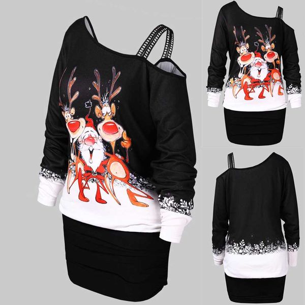women beach casual dress leaking shoulder christmas print bodycon dress vintage clothes ladies party dress vetement female, Black;gray
women beach casual dress leaking shoulder christmas print bodycon dress vintage clothes ladies party dress vetement female, Black;gray