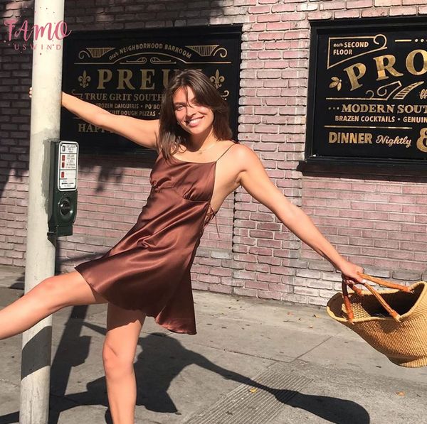 satin silk empire dress women slip dress summer beach solid short mini dress sleeveless sling sundress dresses hot, Black;gray
satin silk empire dress women slip dress summer beach solid short mini dress sleeveless sling sundress dresses hot, Black;gray