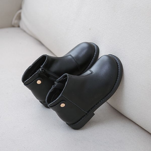 girls genuine leather short boots plus velvet autumn and winter children' boots princess 2-13 years old, Black;grey
girls genuine leather short boots plus velvet autumn and winter children' boots princess 2-13 years old, Black;grey