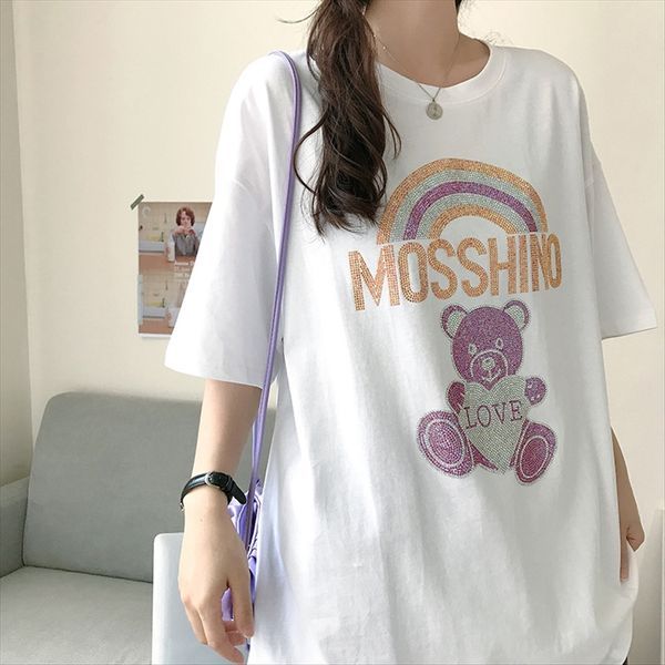2020 short-sleeved ins fashionable loose all-match clothing clothes 2020 short-sleeved t-shirt women's ins fashionable loose women', White
2020 short-sleeved ins fashionable loose all-match clothing clothes 2020 short-sleeved t-shirt women's ins fashionable loose women', White